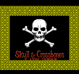 Skull & Crossbones (Homebrew) — Title screen